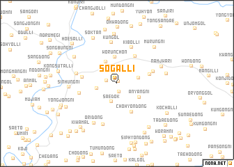 map of Sŏgal-li