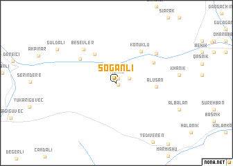 map of Soğanlı