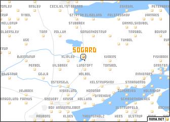 map of Søgård