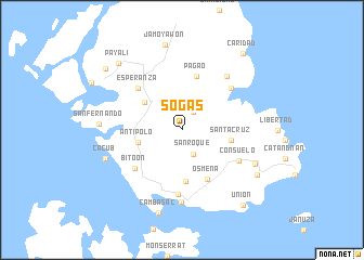 map of Sogas