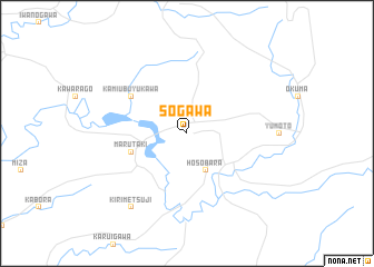map of Sōgawa