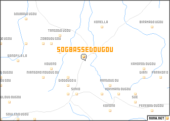 map of Sogbassédougou