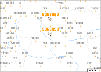 map of Sogboso