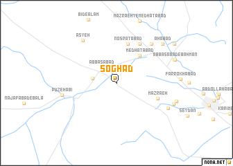 map of Şoghād