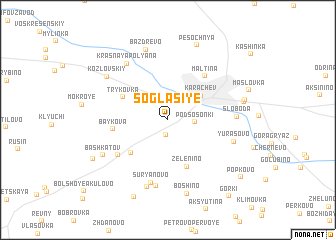 map of Soglasiye