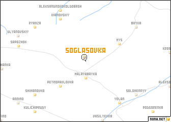 map of Soglasovka