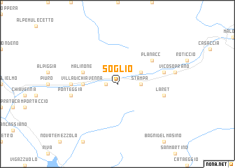 map of Soglio