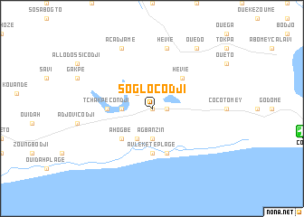 map of Soglocodji
