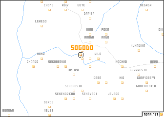 map of Sogodo