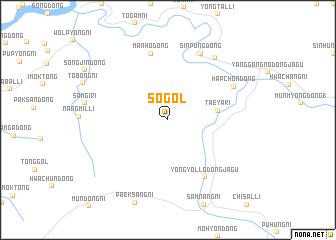 map of Sŏ-gol