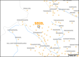 map of Sŏ-gol