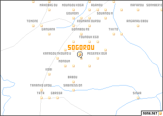 map of Sogorou