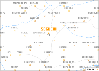 map of Soğucak