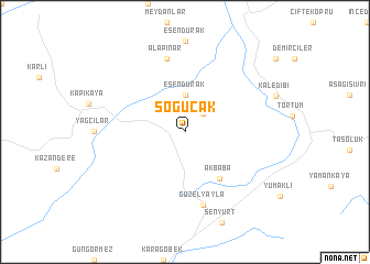 map of Soğucak