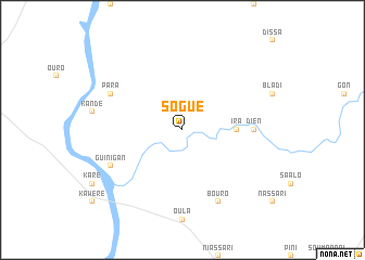 map of Sogué