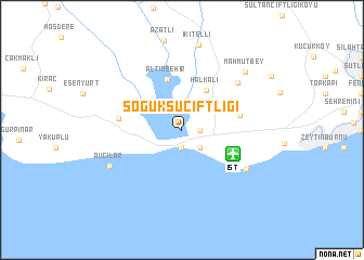 map of Soğuksu Çiftliği