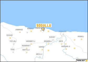 map of Soğullu