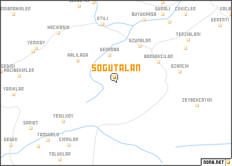 map of Söğütalan