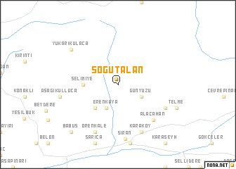 map of Söğütalan