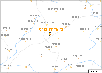 map of Söğütgediği