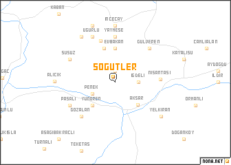 map of Söğütler