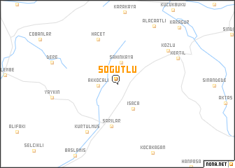 map of Söğütlü