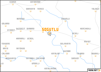 map of Söğütlü