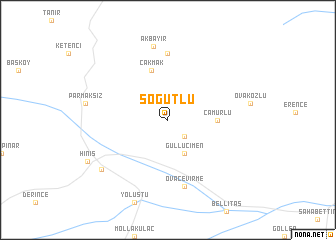 map of Söğütlü