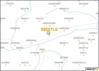 map of Söğütlü