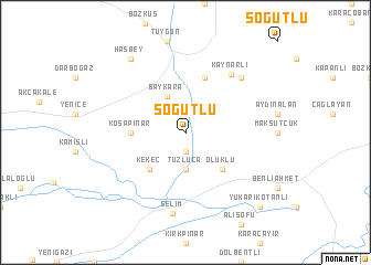 map of Söğütlü