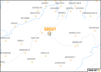 map of Söğüt