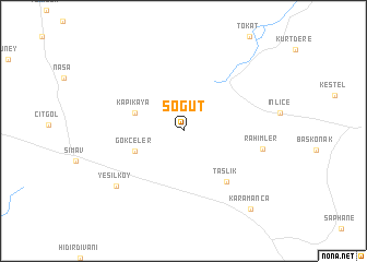 map of Söğüt