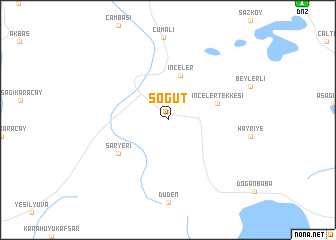 map of Söğüt