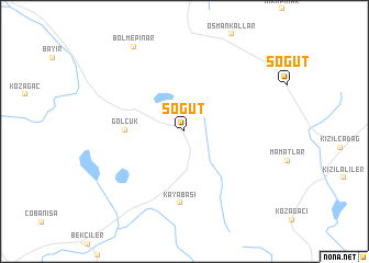 map of Söğüt