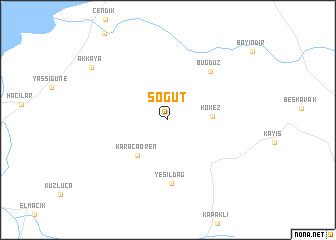 map of Sögüt