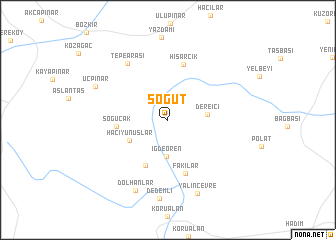 map of Söğüt