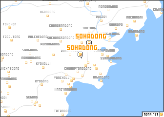 map of Sŏha-dong