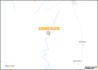 map of Sohāgpura