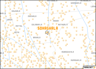 map of Sohāgwāla