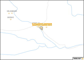 map of Sohāndarān