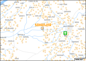 map of Sohānjna