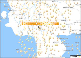 map of Sohānra Chhokra Janūbi