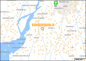 map of Sohānrāwāla