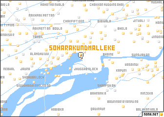 map of Sohāra Kundmalleke