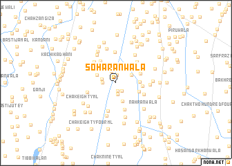 map of Soharanwāla