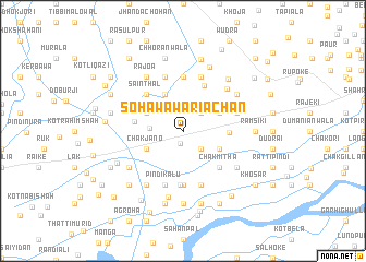 map of Sohāwa Wariāchān