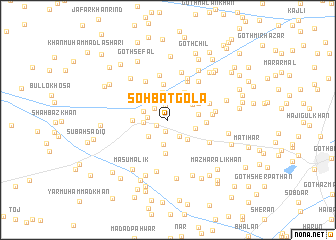 map of Sohbat Gola