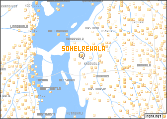 map of Sohelrewāla