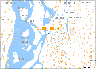 map of Sohiānwāla