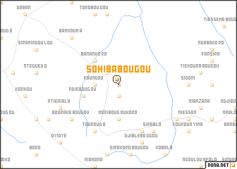 map of Sohibabougou